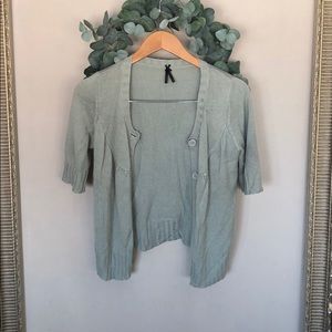 Dusty Blue Spring Sweater